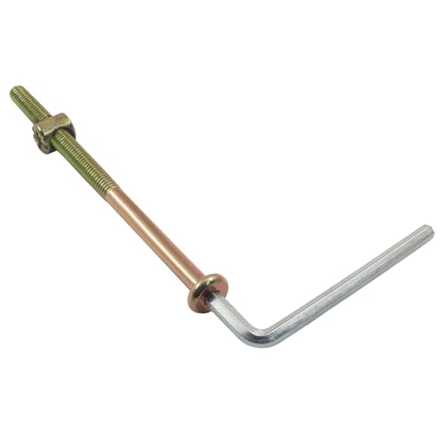 M6 X 100mm Barrel Bolt Nuts, 10 Pack - size: M6(100mm)
