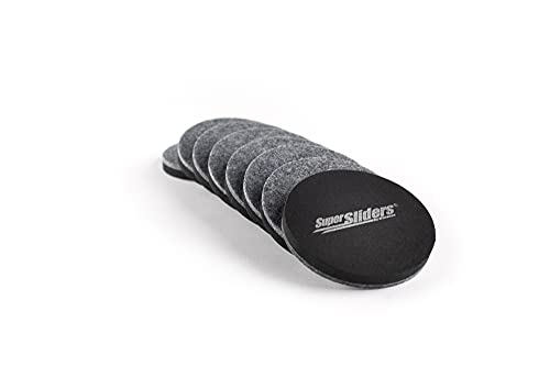 3.5" Reusable Felt Slider (16 PC) Bagged Gray - color: Grey, size: 16 Pack