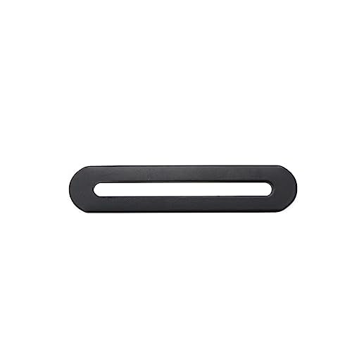 Xiaoyztan 3.5 Inch Stainless Flat Bracket Adjustable Support 6 Pcs - color: Black, size: Small
