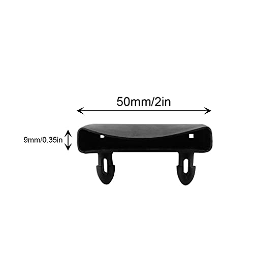 30pcs 50x9mm Plastic Bed Slat End Caps Holders Plastic Connector Furniture Accessories for Holding Securing Wooden Slats Bed Base
