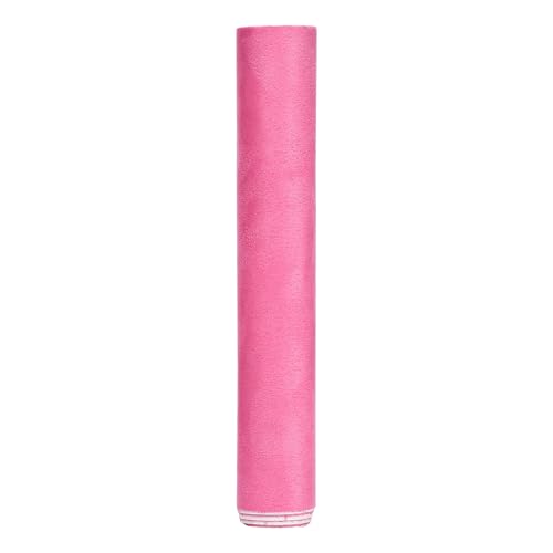 Suede Fabric Car Vinyl Wrap Sticker Sheet, 12"x60", Pink - color: Pink, size: 12" x 60"