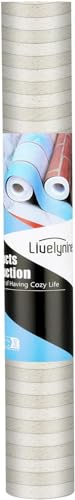 Livelynine Striped Wallpaper Peel and Stick Bedroom Cream Tan and White Stripe Wall Paper for Bathroom Waterproof Contact Paper for Countertops Table Desk Cover Kitchen Cabinet Vinyl Wrap 15.8x78.8 - size: 15.8" x 78.8"