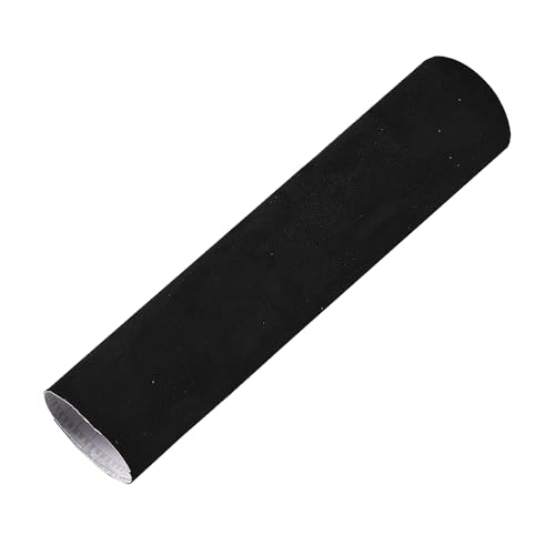 Suede Car Vinyl Wrap, Stretch Adhesive Film, Black, 39.37"x 60" - color: Black, size: 39.37" x 60"