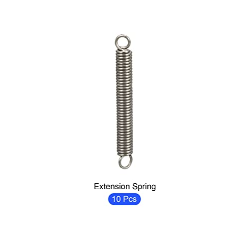 METALLIXITY Extension Spring (0.5x3x25mm/0.02"x0.12"x0.98") 10Pcs - size: 0.02"x0.12"x0.98"
