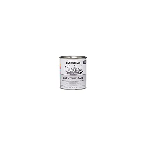 Rust-Oleum 287689 Dark Tint Base Chalked Ultra Matte Paint, 1 Qt
