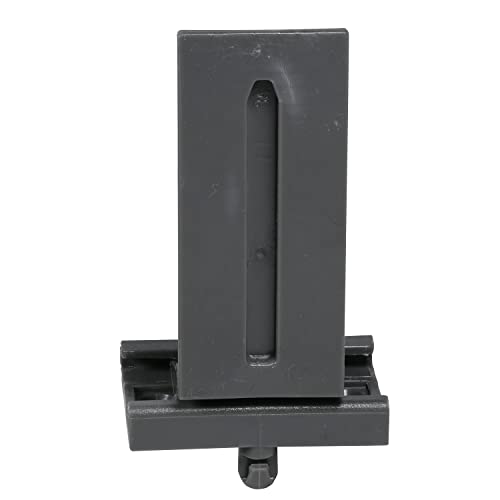 2 Pack DTC Rear Mounting Brackets Heavy Duty Drawer Slide Socket Plastic Grey Color for DTC Undermount Drawer Glides with Lengths 12"(305mm), 15" (381mm), 18" (457mm), and 21" (533.5mm) - OGA03