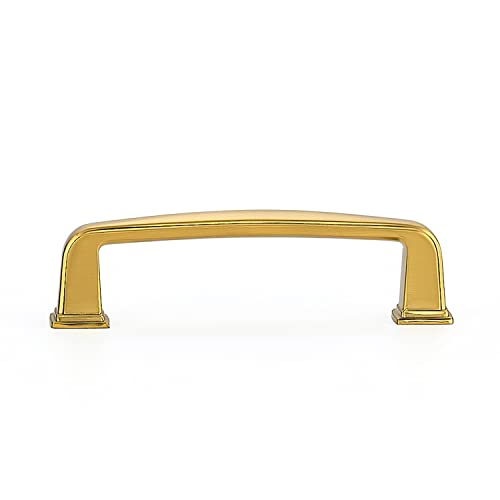 Ravinte Gold Cabinet Handles Solid Cabinet Pulls, 3 Inch CC, 30 Pack - color: Brushed Brass