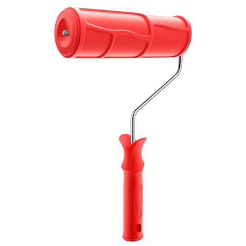 Hanroy 8'' Texture Rubber Roller for Walls, Embossed Paint Roller - color: 2037T