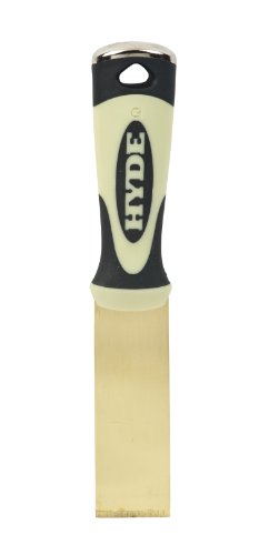 Hyde Tool 06081 1-1/4-Inch Stiff Brass Scraper