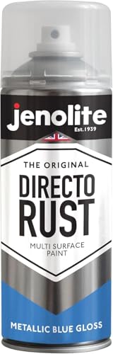 JENOLITE Directorust Metallic Finish Aerosol, Blue 1x13.5oz - color: Blue