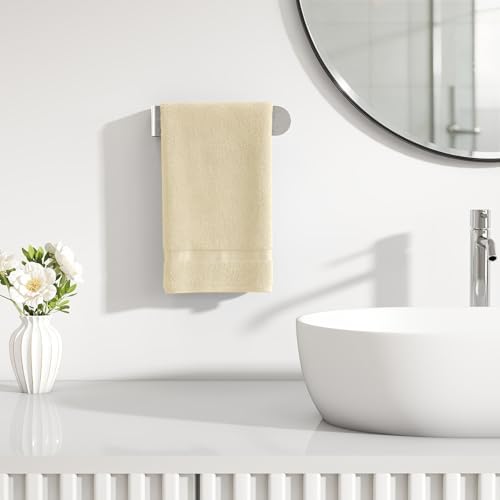 Bethom Adhesive Hand Towel Holder, 8 Inch Bar for Kitchen Cabinet, Brushed - color: Brushed Nickel, size: 8 Inch(1 Pack)