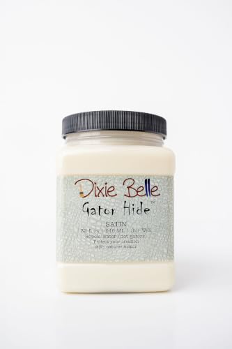 Dixie Belle Gator Hide Polyacrylic Topcoat (Satin, 32oz) - color: Satin, size: 32 Fl Oz (Pack of 1)