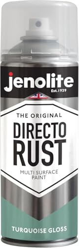 JENOLITE Directorust Gloss Finish Aerosol, Turquoise 1x13.5oz - color: Turquoise Blue