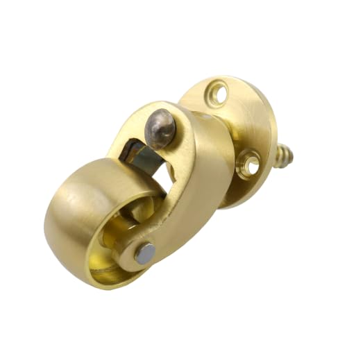 Caster Wheels 1" Small 360° Swivel Antique Brass Wheels, 4 Pcs - style: Brass
