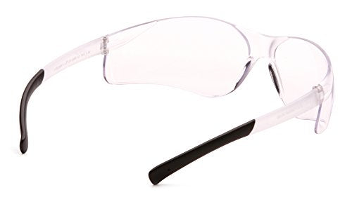 Pyramex Ztek Safety Glasses ANSI Z87+ - color: Clear Lens/ Clear Frame With Dp1000 Earplugs, size: One Size (Single)