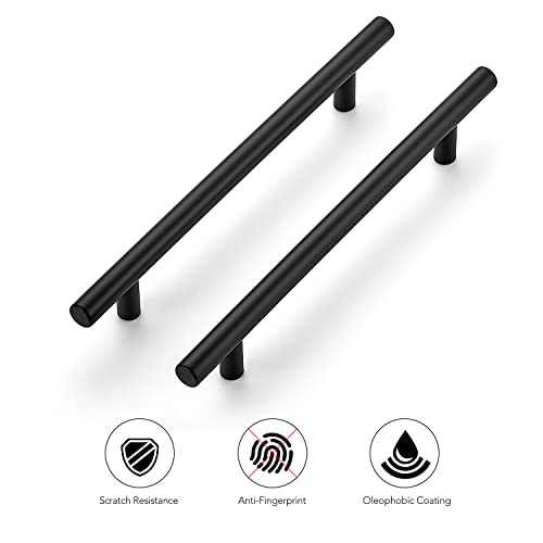 Ravinte Cabinet Pulls,8-13/16" Length,6-1/4" Hole,Matte Black,30 Pack - color: Matte Black