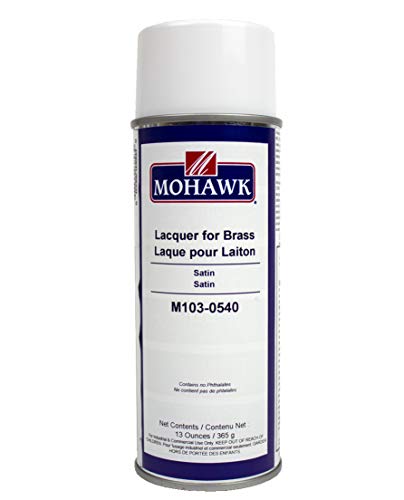 Mohawk Finishing Products M103-0540 Mohawk Lacquer for Brass Satin, Clear (6-Pack)