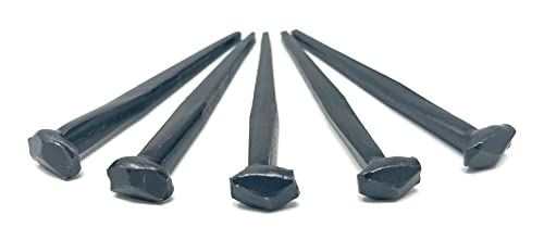 Metal Magery 3" Wrought Head Nails Decorative Antique Rose Head Nail Qty: 25 (Pack of 3) - size: 3 inches (Pack of 3)