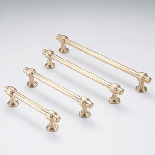 10 Pack 3.75 Inch Kitchen Cabinet Handles Champagne Bronze Cabinet Pulls Zinc Alloy Drawer Pulls Kitchen Hardware - color: Champagne Bronze, size: 3-3/4'' Hole Center(96mm)