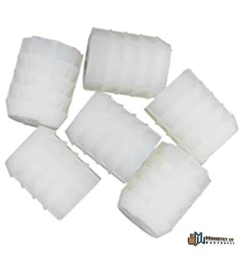 8 MM Plastic Dowel Inserts for Hinges (40 Pack)