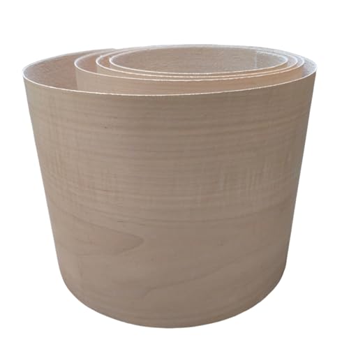 Maple Wood Veneer Sheet,Flat Cut,8.5''x 98'',Iron On Stick Veneer Roll Without Paper,Pre-glued Hot Melt Self Adhesive Strip for Cabinet Furniture Plywood Door Speaker Renovation Woodworking - color: Maple