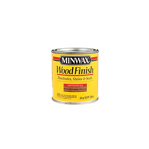 1/2 pt Minwax 22126 Driftwood Wood Finish Penetrating Oil-Based Wood Stain