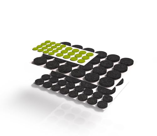 Slipstick Gorilla Felt Furniture Pads (76 Piece Variety Pack) Premium Furniture Pads & Chair Leg Floor Protectors for Hardwood Floors & Hard Surfaces - size: 76 Piece Variety Pack