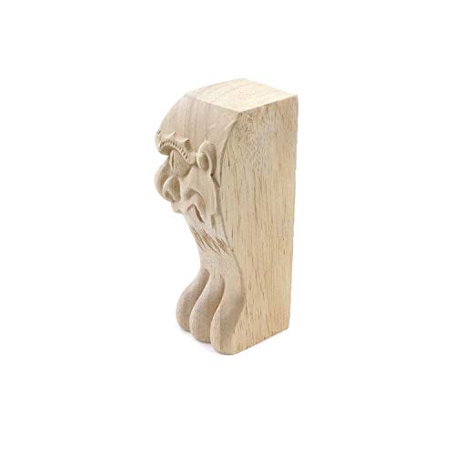 T Tulead Wooden Furniture Feet 150mm/5.9" Height, 4-Pack - size: Height:5.9"