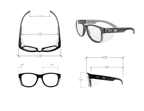 MAGID Gemstone Y50 Performance Anti-Fog Safety Glasses with Side Shields - color: Clear Lens | 2.0 Bifocal, size: 6 Pairs