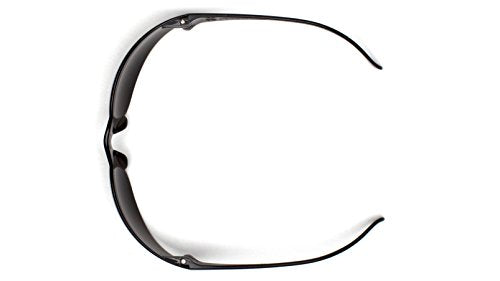 Pyramex Intruder Safety Eyewear Clear Frame Full Foam Padding Clear Anti-Fog Lens - color: Gray Anti-fog Lens/ Gray Frame, style: Standard