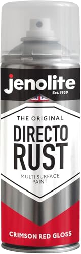 JENOLITE Directorust Gloss Finish Aerosol, Crimson Red 1x13.5oz - color: Crimson Red