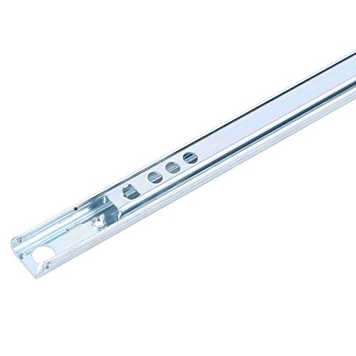 Drawer Slides, Drawer Slide, Heavy Duty Drawer Slides, 2Pcs/Set 450x17mm Drawer Steel Ball Slide Rail Hardware Accessory for Cabinet Closets