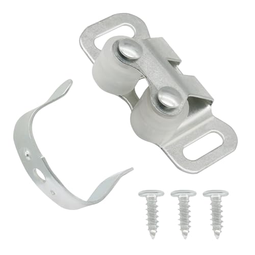 10 Pcs Cabinet Door Catch, Double Post Friction Roller Catch