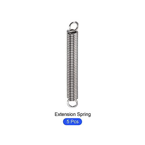 METALLIXITY Extension Spring (1x6x55mm/0.04"x0.24"x2.17") 5Pcs, 304 Stainless Steel Tension Spring Wire - for Home Repair Construction Machinery - size: 0.04"x0.24"x2.17"