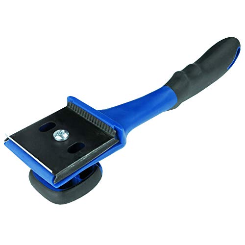 Faithfull FAIWS624 Soft Grip Wood Scraper with 4 Sided 62mm Blade for paint and varnish removal, 285mm
