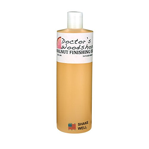 Doctor's Woodshop Walnut Finishing Oil, 16 Oz.