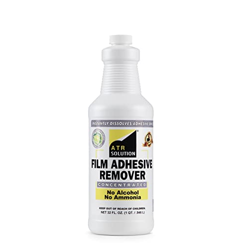 ADHESIVE REMOVER - Conentrated - 1 Quart - Removes adhesive from window tint/films, Paint protection films, Vinyl, Boat Graphics, Signs, Emblems, and Stickers