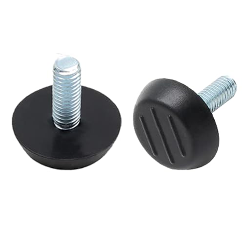 1/4" Thread Furniture/Table/Chair Feet Levelers Screw On,32 Pcs/Package Adjustable Wood Furniture Leg Levelers with 1/4-20 Threaded Inserts - size: 32Pcs With Nut
