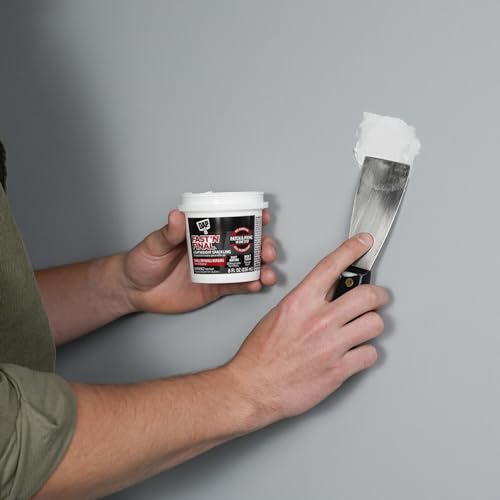 DAP Fast 'N Final Lightweight Spackling, White, 8 Oz (7079812140) (Pack of 6) - size: 8 Fl Oz (Pack of 6)