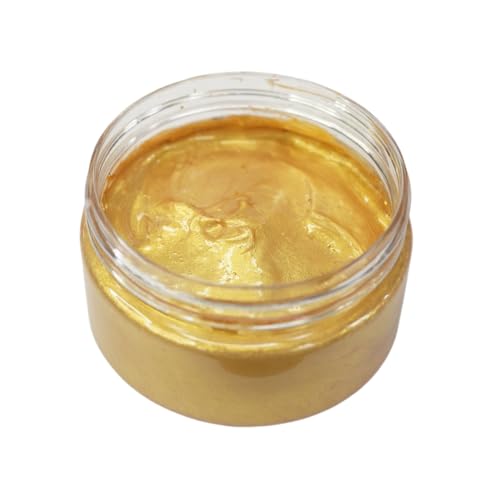 PCP0010 Metallic Precious Paste - 24K Gold 110ml - Shimmery High Pigmentation + Depth-Self Sealing-DIY Furniture Paint - Indoor+Outdoor Use - color: 24K Gold