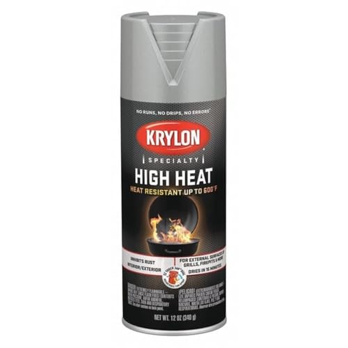Krylon Metallic Spray Paint, Aluminum, Metallic, Solvent, 12 oz K01407777-1 Each - color: Aluminum