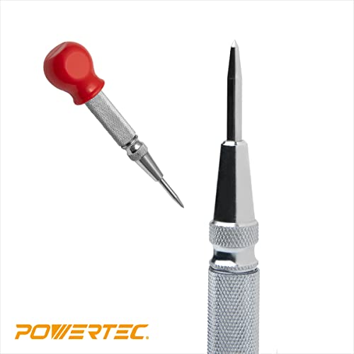 POWERTEC Cabinet Hardware Jig w/Center Punch, Drawer Jig for Installing Pulls, Knobs, Handle on Cabinet and Drawer, Woodworking Tools for Cabinet Handles, Drawer & Cabinet Pulls Installation (71412) - style: Cabinet Hardware Jig w/Center Punch, T Track &