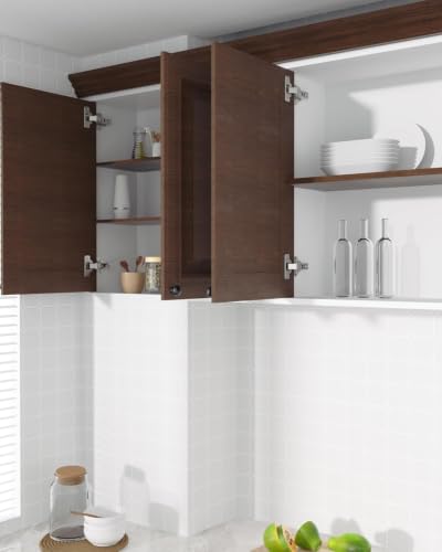 Onemake 20 Pack Inset Soft Close Cabinet Hinges, Stay at Will 105° Concealed Hinge, Smooth Slow Self Closing, 3D Adjustment, Clip-on Plate, Frameless Hidden Door Hardware for Kitchen Cupboard - size: Inset
