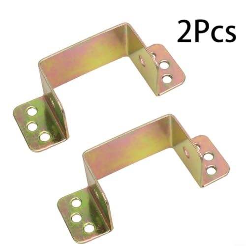 Bed Frame Center Support Brackets, Bed Frame Brackets Adapter U-Shape Bed Supporters Hardware For Headboard And Footboard(50mm) - size: 50mm