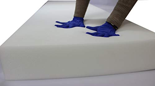 Mybecca 0.5"x24"x72" Upholstery Seat Cushion Medium Firm (Foam Replacement, Sheet, Pad) - color: White, style: 0.5X24X72
