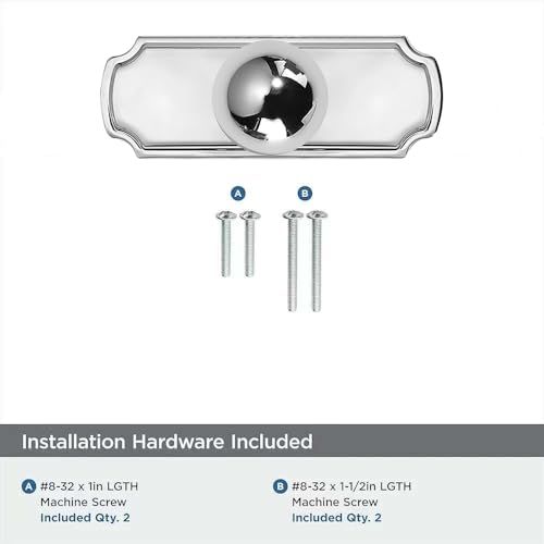 khtumeware 10-Pack Heavy Duty Solid Backplate for Cabinet Knobs Polished Chrome Drawer Knobs with Backplate Suitable for Dresser and Kitchen Cabinet Hardware. - color: Polished Chrome