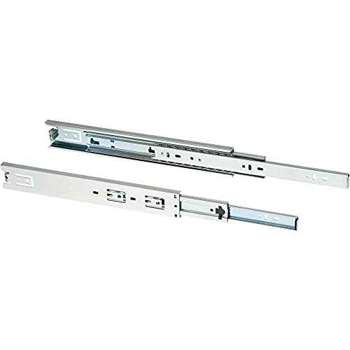 Shop Fox D3028 12-Inch Full Ext Drawer Slide 100-Pound Capacity Side Mount, Pair - size: 12 Inch