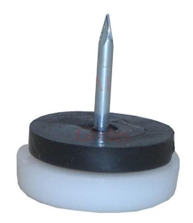 Nail-on Nylon-Based Furniture Bottom Floor Glides (16, 1 1/8") - size: 1 1/8"