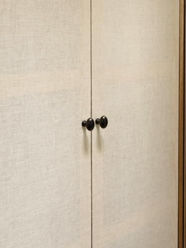 Oval Oil Rubbed Bronze Cabinet Knobs, Zinc Alloy for Drawer Knobs for Dresser Cupboard Wardrobe, Kitchen Cabinet Pulls (2, Oil Rubbed Bronze, Egg knob) - color: Oil Rubbed Bronze