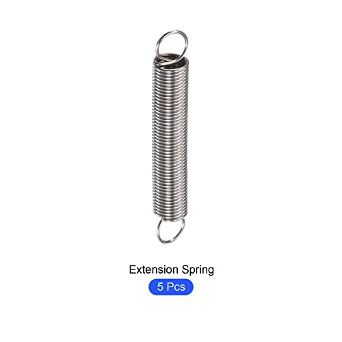 METALLIXITY Extension Spring (1x10x70mm/0.04"x0.4"x2.76") 5Pcs, 304 Stainless Steel Tension Spring Wire - for Home Repair Construction Machinery - size: 0.04"x0.4"x2.76"